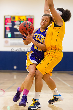 LA Trade Tech at LA Harbor College Women's Basketball 1/31/14