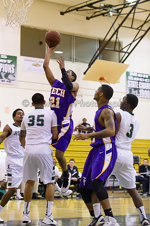 LA Trade Tech at East LA College Men's Basketball 1/11/13