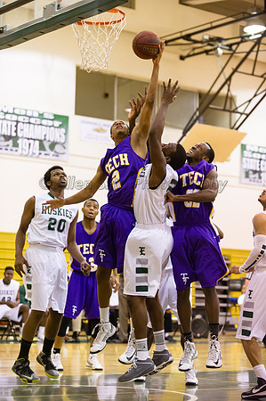 LA Trade Tech at East LA College Men's Basketball 1/11/13