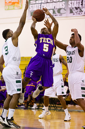 LA Trade Tech at East LA College Men's Basketball 1/11/13