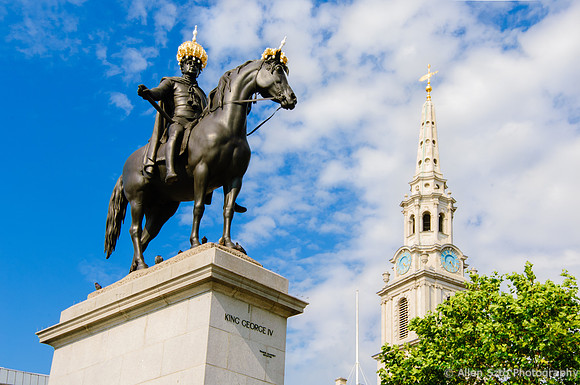King George IV and St Martin-in-the-Fields