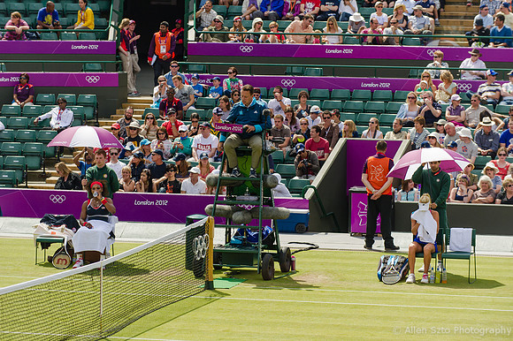 Serena Williams (USA) and Urszula Radwanska (Poland)