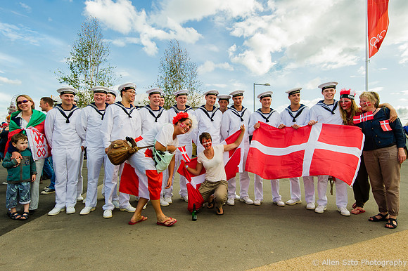 Sailors of the Danish Royal Yacht Dannebrog