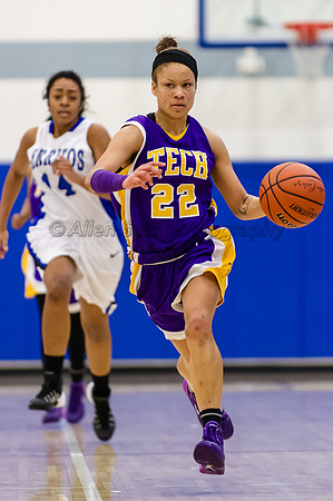 LA Trade Tech at Cerritos College Women's Basketball 1/24/14