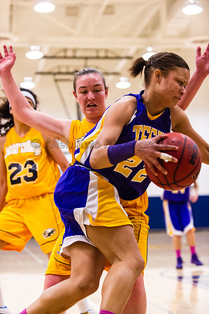 LA Trade Tech at LA Harbor College Women's Basketball 1/31/14