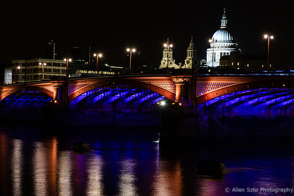 Blackfriars Bridge and St Paul's Cathedral