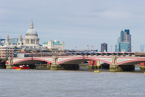 Blackfriars Bridge and Train Station