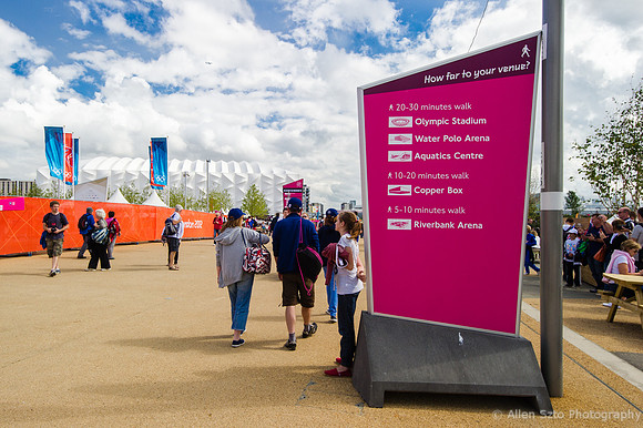 Olympic Park is massive.