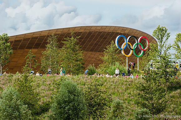 The Velodrome and the Olympic Rings