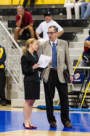 USA Volleyball Manager Melissa Weymouth and CEO Doug Beal