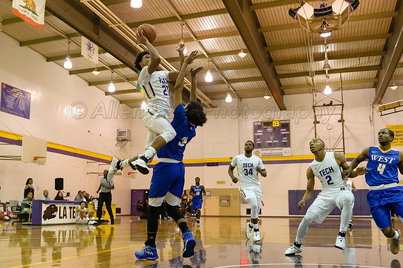 West LA College at LA Trade Tech Men's Basketball 11/11/16