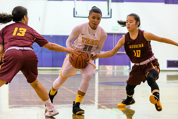 Pasadena City College at LA Trade Tech Women's Basketball 1/19/18