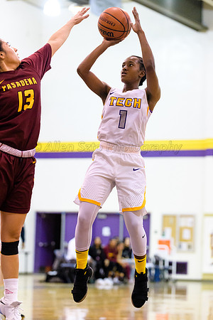 Pasadena City College at LA Trade Tech Women's Basketball 1/19/18