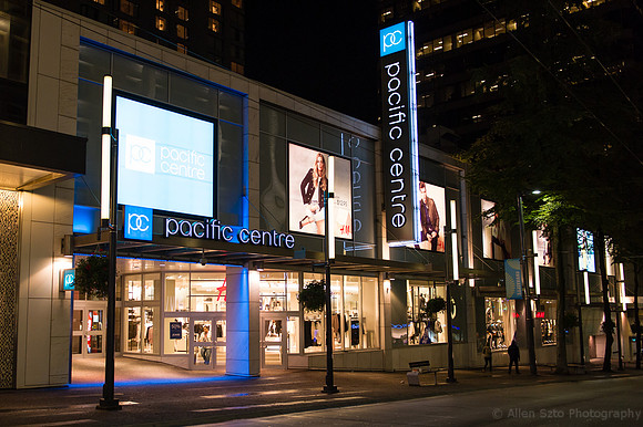 Georgia Street entrance to Pacific Centre mall