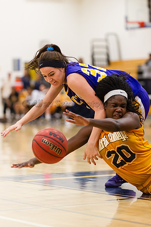 LA Trade Tech at LA Harbor College Women's Basketball 1/31/14