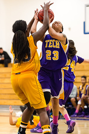LA Trade Tech at LA Harbor College Women's Basketball 1/31/14