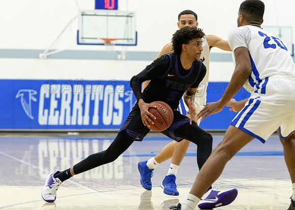 LA Trade Tech at Cerritos College Men's Basketball  1/15/20