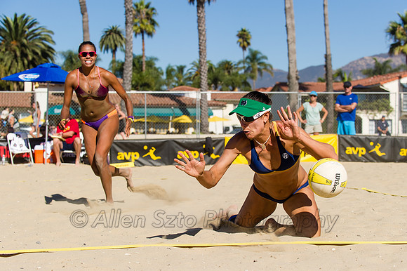 Priscilla Lima (left), Angie Akers
