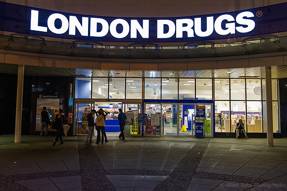 London Drugs flagship store in downtown