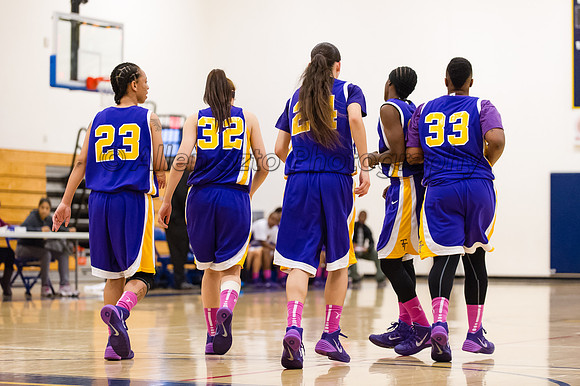 LA Trade Tech at LA Harbor College Women's Basketball 1/31/14